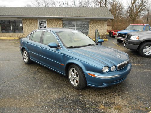2002 jaguar x-type wrecked drivable fixable repairable low miles