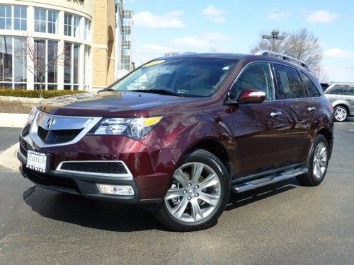 Carfax certified &amp; super clean mdx less than 8000 miles - loaded w/ navigation +