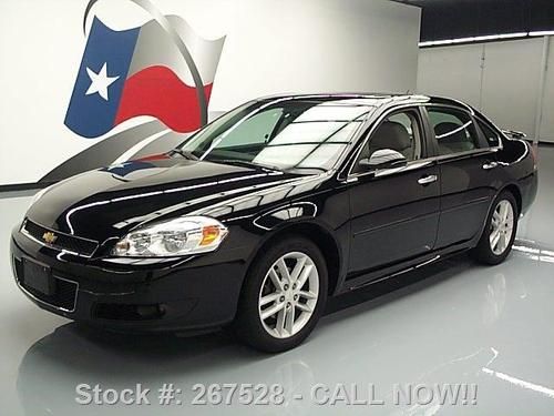2012 chevy impala ltz htd leather sunroof spoiler 26k! texas direct auto
