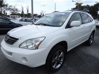 Lexus rx400 hybrid white navigation backup camera tv's one owner no accidents