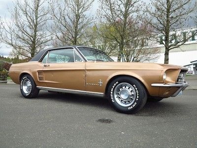 1967 ford mustang - great options, including tach, deluxe interior + v8