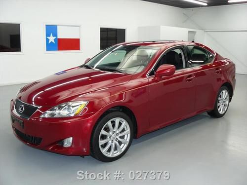 2008 lexus is250 awd climate leather sunroof xenons 56k texas direct auto
