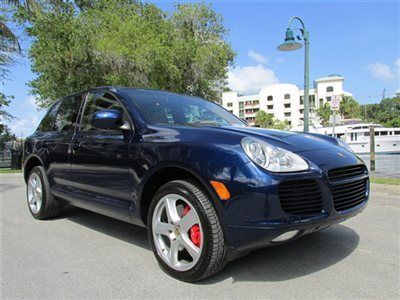 Low miles porsche cayenne turbo s rare one florida owner