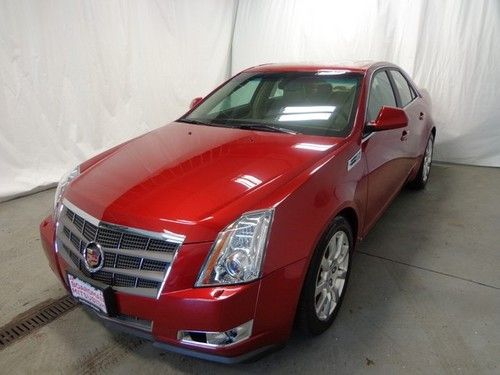 2009 cadillac cts awd w/1sb 3.6l v6 leather panoramic roof we finance