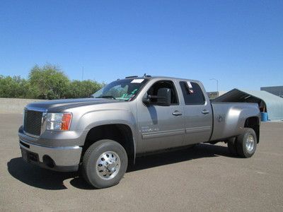 2007 4x4 4wd turbo diesel gray v8 leather dually crew cab pickup truck