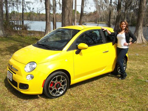 2012 fiat 500 sport, automatic,cd, pwr windows, salvage title, in n.c.