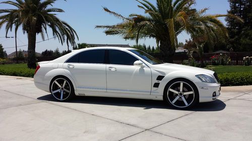 2007 mercedes s550 full lorinser package custom 22 inch wheels