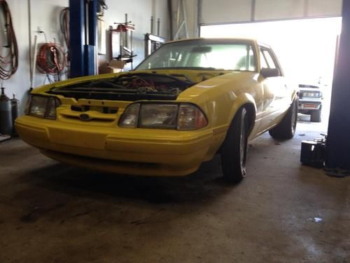 1980 ford mustang with 1989 trim tubed drag/street car 351 boss engine! 20k car!