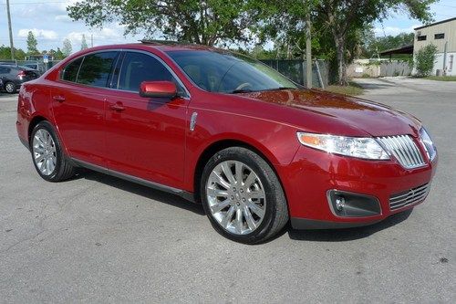 2009 lincoln mks 3.7 navi sunroof 20" wheels  cooled seats top of the line