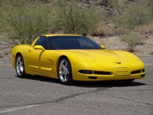 No reserve 00 corvette c-5 yellow coupe ! bose ! leather ! we finance !