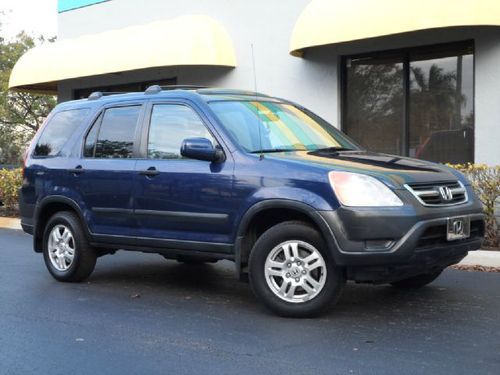 2002 honda cr-v ex all wheel drive automatic cold a/c sunroof clean title