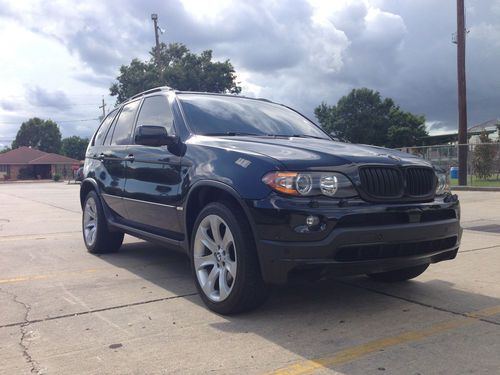 2006 bmw x5 4.8is warranty dinan chip custom jl sound loaded blacked out  4.8l