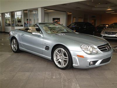 '07 mercedes benz sl55 amg roadster loaded performance package convertible sl 55