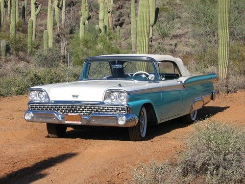 1959 ford galaxie sunliner convertible - california car