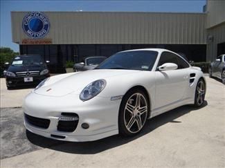 2007 white 911 turbo! carrera, navigation, leather, 6 speed, sport