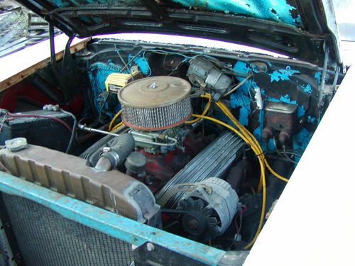1957 chevy v-8 4speed 2 door runs and drives need to be done.