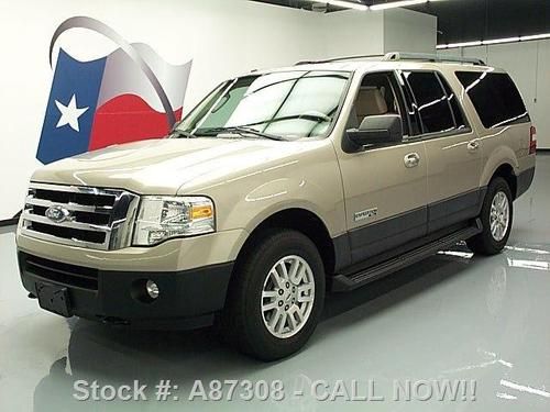 2007 ford expedition el 4x4 8-passenger 3rd row 63k mi texas direct auto