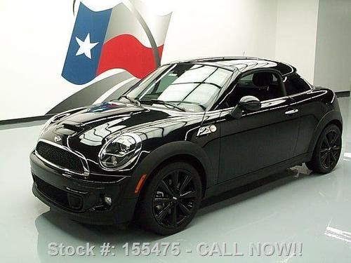 2012 mini cooper s coupe turbocharged 6-speed only 15k texas direct auto