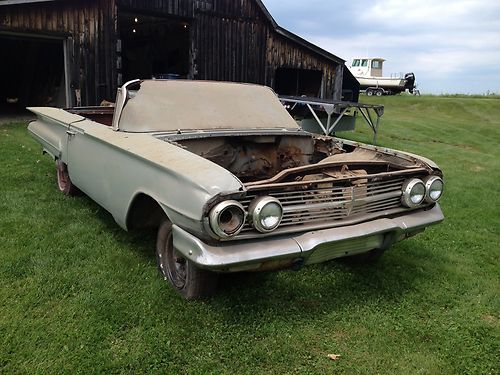 1960 chevrolet impala convertible for parts or to restore