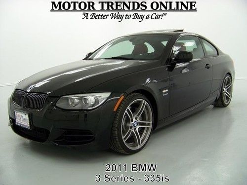 2011 bmw 335is coupe navigation hk sound m sport red leather parking assist 11k