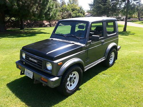 1987 samurai jx tintop hardtop, 4wd, air conditioning, tow package, runs good