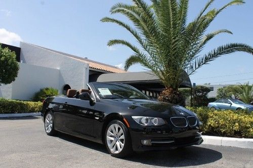2012 bmw 328i convertible!  premium package! xenons! 12k miles! saddle leather!