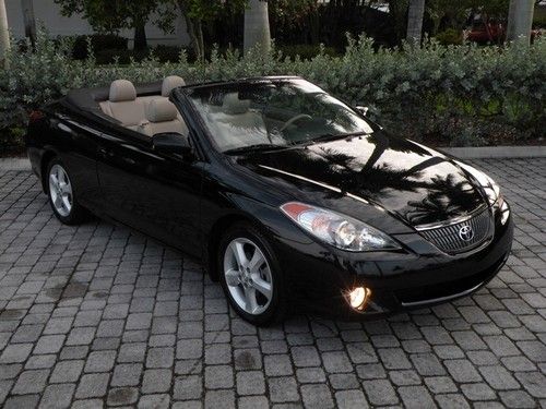 Camry solara sle v6 convertible automatic leather jbl audio heated seats 1 owner
