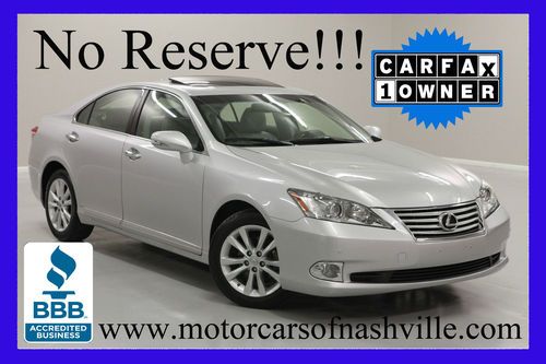 *no reserve* '10 es350 navigation back-up xenon full warranty 1-owner low price