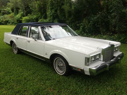 1987 lincoln town car stars/stripes edition low 42k miles