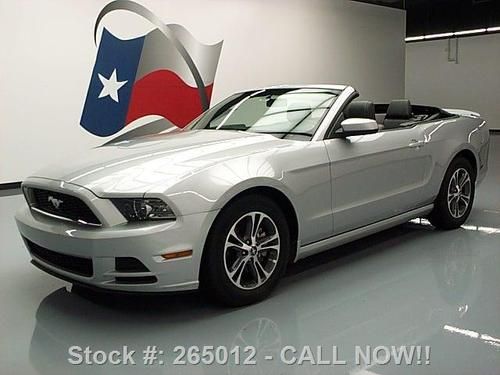 2013 ford mustang premium convertible auto leather 18k texas direct auto