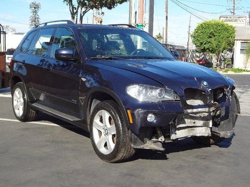 2008 bmw x5 3.0si damaged rebuilder fixer only 41k miles awd loaded wont last!!