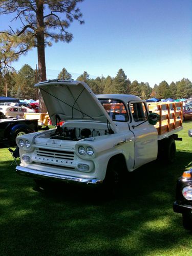 1958 chevrolet apache 3600 stake bed truck