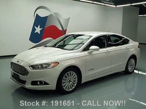 2013 ford fusion se hybrid htd leather nav rear cam 21k texas direct auto