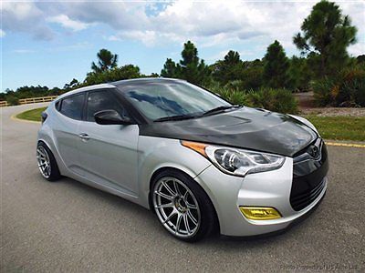 2012 hyundai veloster custom upgrades 6spd free shipping lowered clean