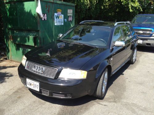 Clean 2002 audi s6 avant wagon.  black on black 97k miles all services done
