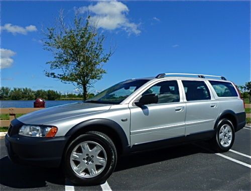 05 volvo xc70 v70 1-owner! 77k miles! warranty! awd 4x4 heated seats cargo cover