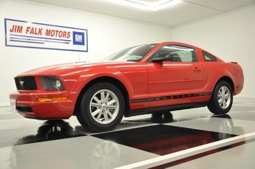 07 low miles deluxe coupe red 4.0l automatic bluetooth clean black gray 08 09 10