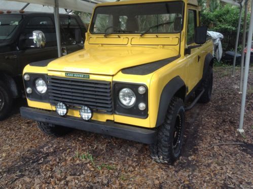 1995 land rover defender 90 diesel swb . new off road wheels and tires.