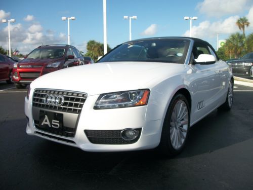 2012 audi a5 convertible only 9k miles like new must see wow deal!