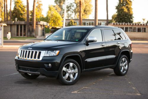 2011 jeep grand cherokee overland sport utility 4-door 3.6l 4x4 w nav low miles