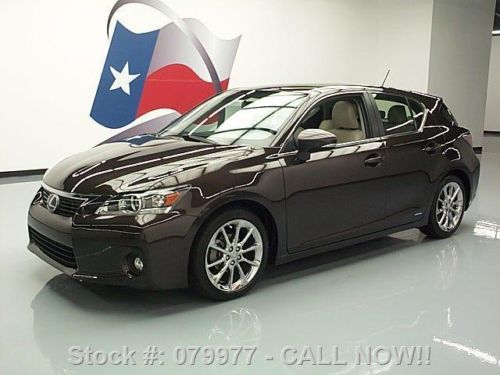 2012 lexus ct200h hybrid premium sunroof nav only 25k texas direct auto