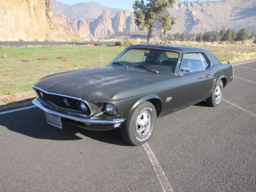 1969 ford mustang coupe m-code 351w 4v 3 spd heavy duty suspension, 1 of 2 made
