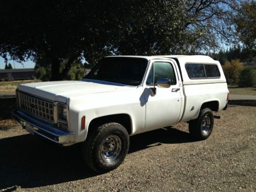 1978 chevy short bed 4x4 solid ca truck