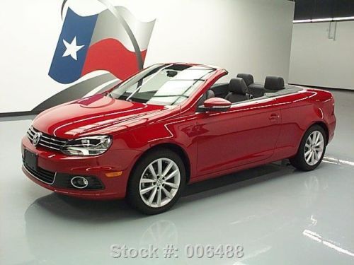 2013 volkswagen eos komfort tsi convertible sunroof 6k texas direct auto