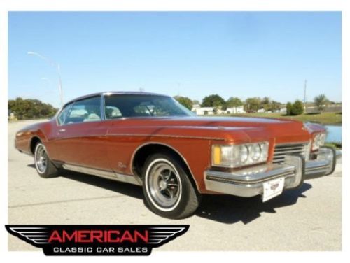 73 riviera boat tail coupe extra nice original car. no rust! a/c ps pb pw pseat