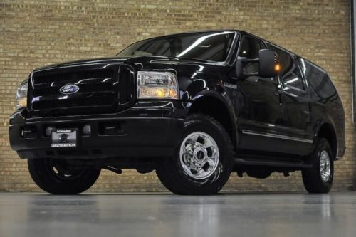 2005 ford excursion 6.0l diesel! rear dvd! leather! oversized tires! 3rd row!