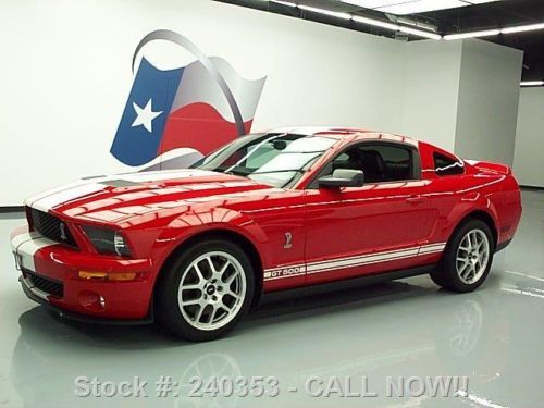 2007 ford shelby gt500 svt cobra leather shaker1000 18k texas direct auto