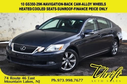 10 gs350-29k-navigation-back cam-heated/cooled seats-sunroof-finance peice only