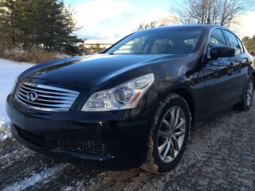 2008 infiniti g35 loaded! sunroof, leather, heated seats, salvage, no reserve!
