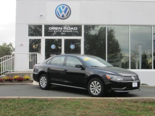 2012 vw passat s with appearance package automatic black on black like new